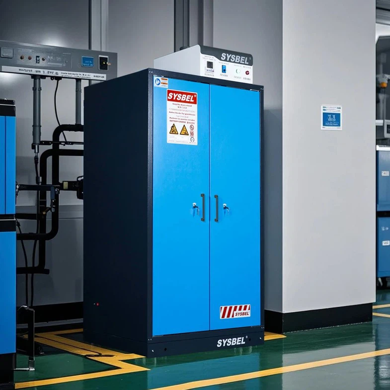 Superior Fire Resistance, Safe Storage-SYSBEL EN Fireproof Battery Charging Cabinet Superior Fire Resistance, Safe Storage-SYSBEL EN Fireproof Battery Charging Cabinet